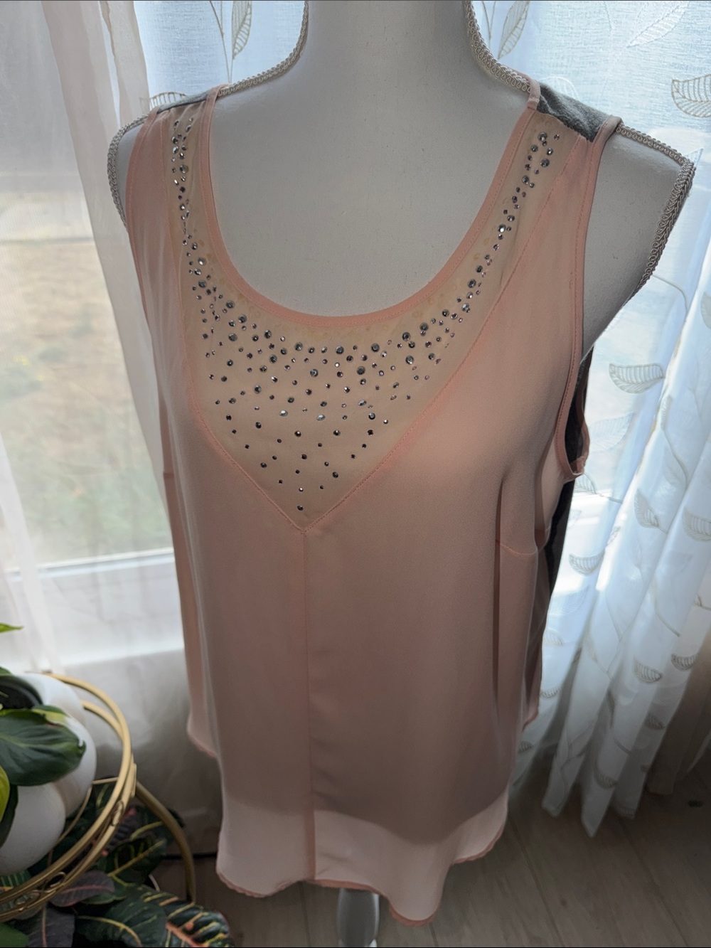 torrid Blush Pink Embellished Sleeveless Camisole
